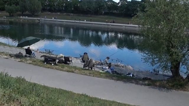 Австрия. Вена. Поймать рыбу в Дунае...Сколько стоит?.. смотреть онлайн