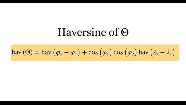 Calculate Distance B/w Two Places With Haversine Formula (in Degrees) | Great Circle Distance