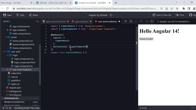 Angular Full Course | Angular 14 l | How to use stackblitz for angular | stackblitz angular tutoria смотреть онлайн