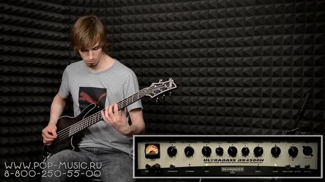 BEHRINGER BX4500H ULTRABASS (кабинет BUGERA BN115TS, бас SCHECTER HELLRAISER EXTREME-5) смотреть онлайн