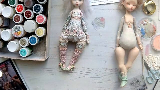 Основы росписи тела авторской куклы смотреть онлайн