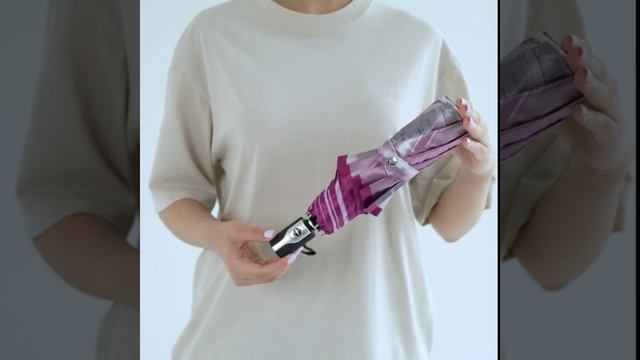 L-20255-5 Зонт жен. Fabretti, облегченный автомат, 3 сложения, сатин