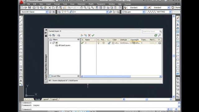 AutoCAD Tutorial - Layer Command смотреть онлайн