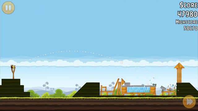 Angry Birds Classic Mighty Hoax Level 4-2 Three Stars Gameplay by JuneeTheGamer смотреть онлайн