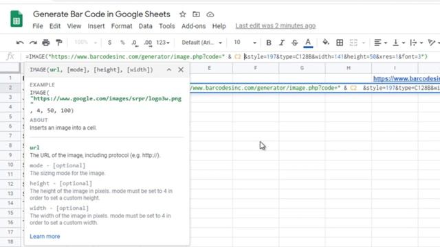 How to Generate Barcode in Google Sheets || Bulk Barcode Generator in Google Sheets ? смотреть онлайн