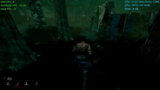 DEAD BY DAYLIGHT | LOW END PC TEST | INTEL HD 4000 | 4 GB RAM | i3 | смотреть онлайн