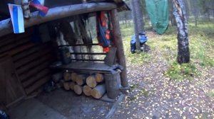 2 ДНЯ В ТАЕЖНОЙ ИЗБЕ / ВСТРЕЧА С МЕДВЕДЕМ / ВЗЯЛ ГЛУХАРЯ / ТАЕЖНАЯ ЖИЗНЬ / Наедине с тайгой