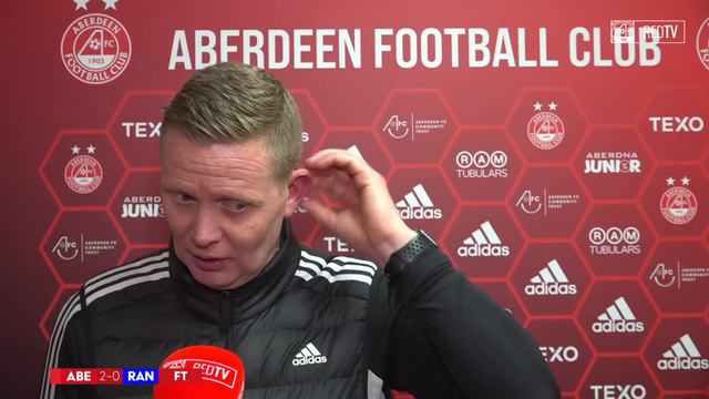 Barry Robson on today's 2-0 win over Rangers at Pittodrie! смотреть онлайн