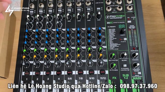 LHS | Mở Hộp & Giới Thiệu Chi Tiết Mixer MACKIE PRO FX12 V3 Của Mỹ Chuyên Karaoke, Đi Show Với 24DS смотреть онлайн