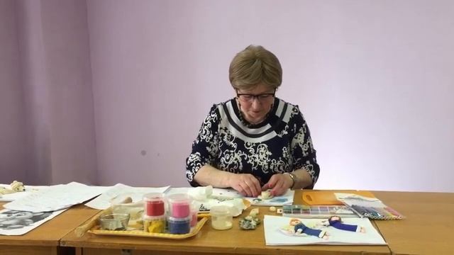 Лепка из теста Поделка Ангел Часть 1 смотреть онлайн