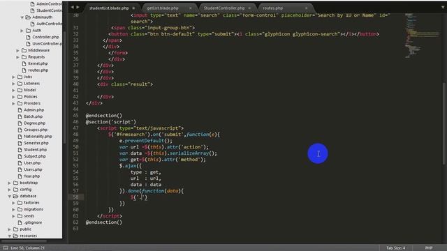 pagination search using ajax jquery laravel - how to create project in laravel 5.2 path 8 смотреть онлайн