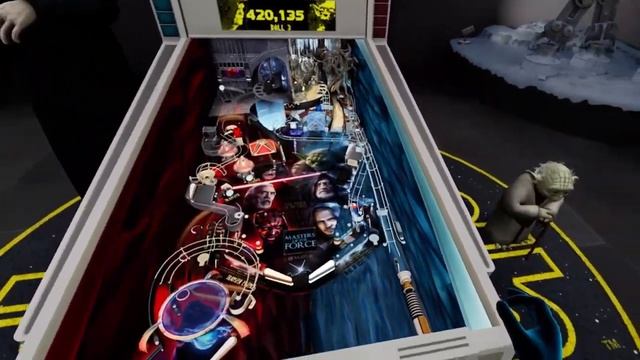 Star Wars™ Pinball VR: "Masters of The Force" Table Gameplay with Yoda & Darth Sidious смотреть онлайн