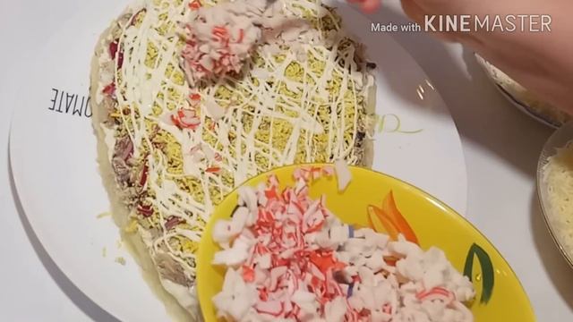 ШИКАРНЫЙ САЛАТ"АРИСТОКРАТ" НА НОВЫЙ ГОД 2019! В ФОРМЕ ПОРОСЕНКА СИМВОЛА ГОДА ! смотреть онлайн