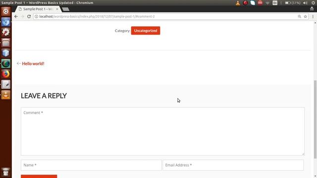 Learn Wordpress Basics Tutorial for beginners (Part#10) Wordpress Comments section on Post смотреть онлайн
