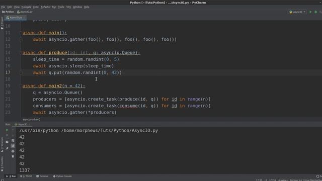 Python Tutorial - AsyncIO #2 - Queues und Tasks смотреть онлайн