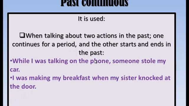 past simple V S past continuous смотреть онлайн