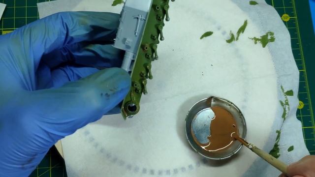 Как красить модель КИСТЬЮ. Покраска модели ИСУ-152 в масштабе 1/72 смотреть онлайн