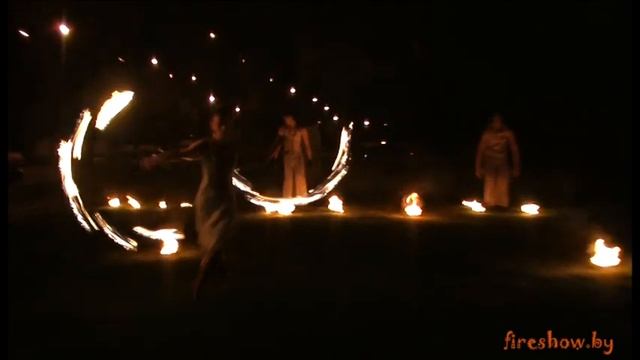Огненное шоу. Этнический номер. Живая музыка. смотреть онлайн