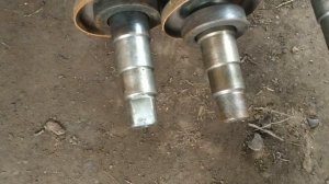 Ресставрация осей тракторного прицепа 2птс4 ( под новые )