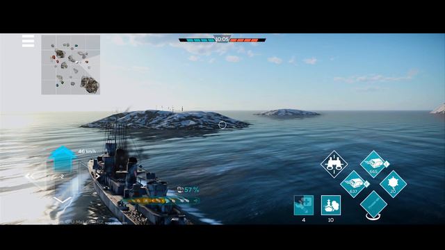 Intense Naval Warfare on USS Nicholas Destroyer | WarThunder Mobile Gameplay смотреть онлайн