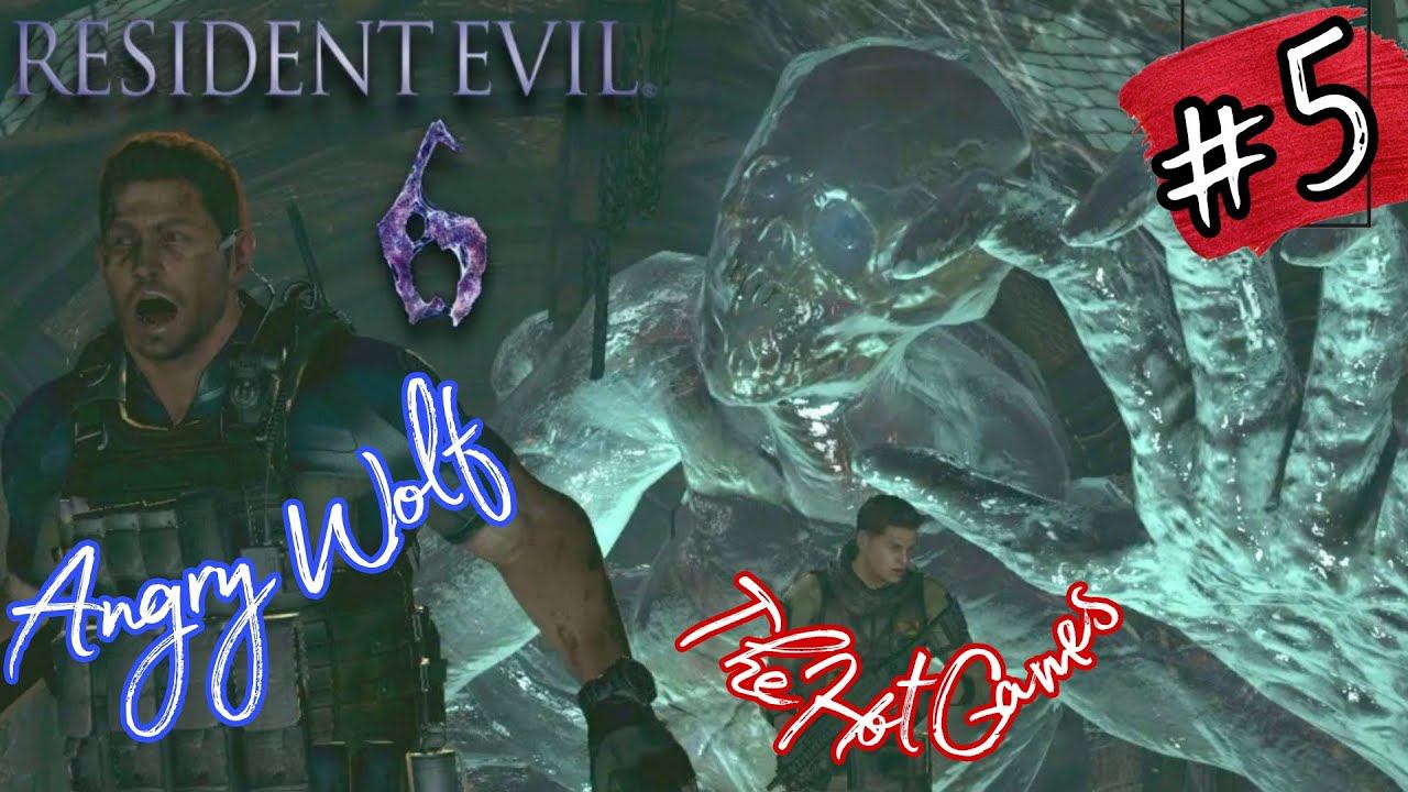 ПОБЕГ ОТ ХАУСА ►Resident Evil 6 (Сложность Кошмар)  прохождение  в коопе #5
