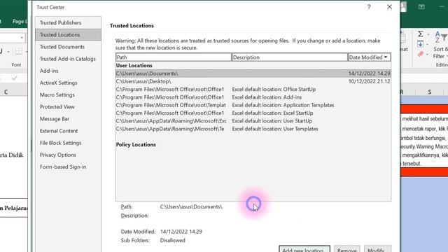 Mengatasi Macro Disable pada Excel karena Warning Security Risk смотреть онлайн