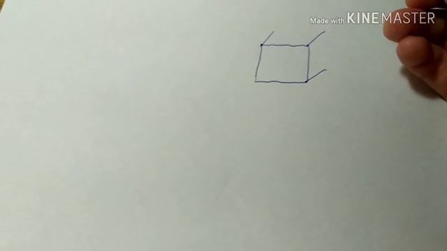 КАК ЛЕГКО НАРИСОВАТЬ 3D КУБИК? смотреть онлайн