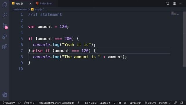 if/else Statement смотреть онлайн