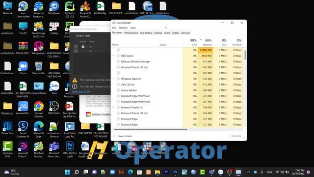 Photoshop bị lỗi đầy ổ cứng "scratch disk are full" hay quá chậm và không cho xuất file. смотреть онлайн