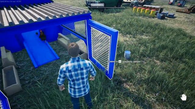 НОВАЯ МАШИНА, ПОКРАСКА КУРЯТНИКОВ И ЗАБОРА ( Ranch Simulator #21 ) смотреть онлайн