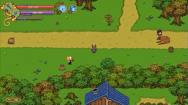 Прохождение Secrets of Grindea #1 - Слизнеборцы [Кооператив c Dragon Silver Moon] смотреть онлайн