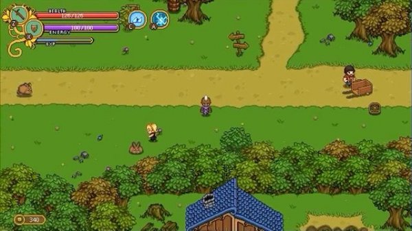 Прохождение Secrets of Grindea #1 - Слизнеборцы [Кооператив c Dragon Silver Moon]