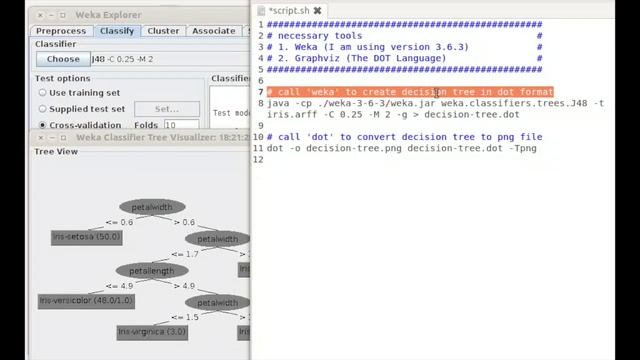 How to create elegant decision trees using Weka and Graphviz смотреть онлайн