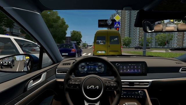 Kia K5 | POV Drive | City Car Driving | Logitech G29 смотреть онлайн