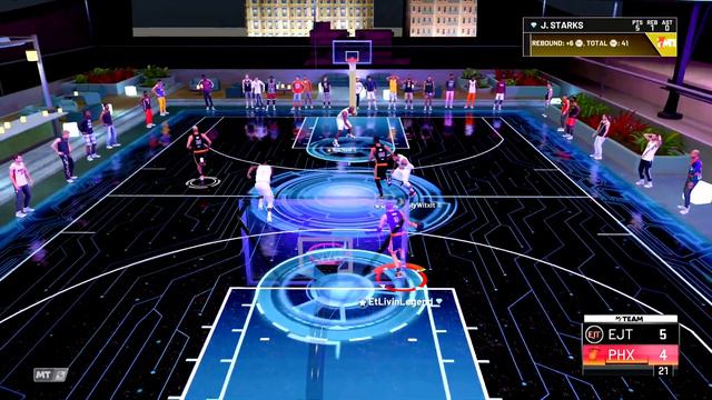 DIAMOND JOHN STARKS GAMEPLAY!! 3 AND D PG/SG THAT'S DEFINITELY NOT WORTH THE MT IN NBA 2k21 MY TEAM смотреть онлайн