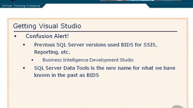 Implementing a Data Warehouse with SQL Server 50 Getting Visual Studio YouTube смотреть онлайн