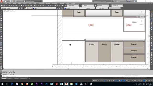 How to Design Kitchen in Autocad... смотреть онлайн