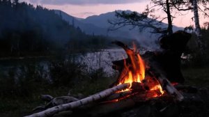 Слушать Тишину. Огонь. Расслабляющие Звуки Природы Для Сна и Отдыха  (без рекламы)