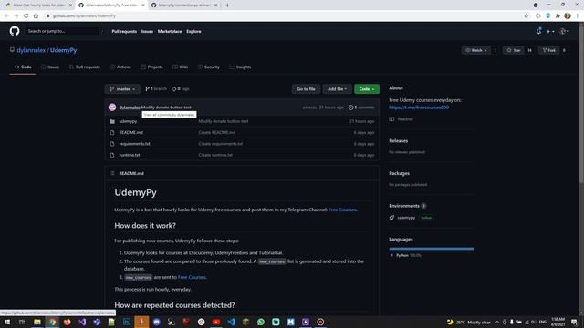 Code Challenge - This Bot Will Help You Search Udemy Courses For FREE ! Legally!