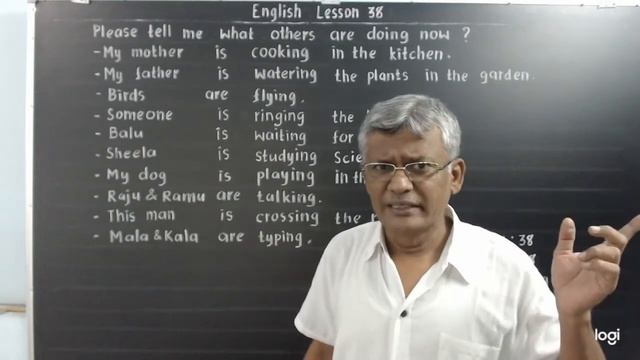 Spoken English & Grammar.Lesson : 38. Sentences in Present continuous. смотреть онлайн
