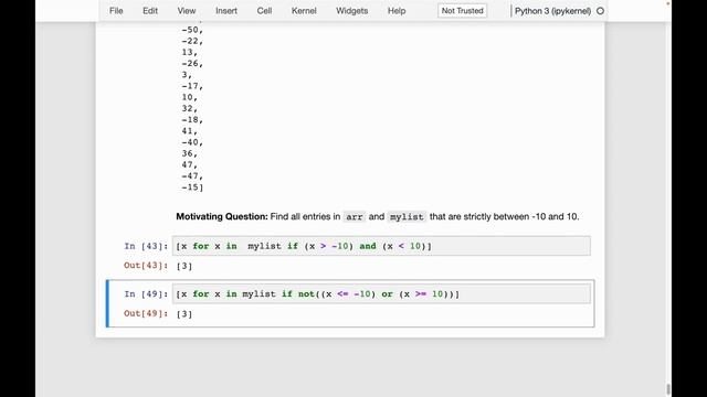 Logic in Python vs NumPy смотреть онлайн