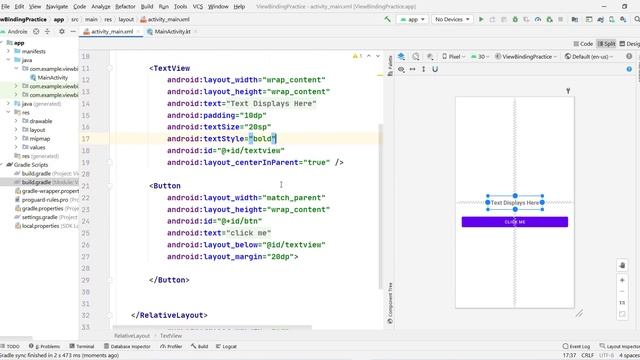 view binding android | what is view binding | How to use view binding in android studio| MVVM Serie смотреть онлайн