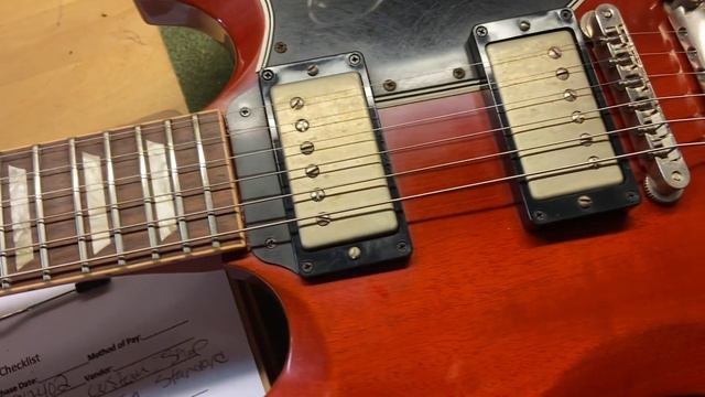 2012 Gibson Custom Shop Historic SG Standard VOS Faded Cherry смотреть онлайн