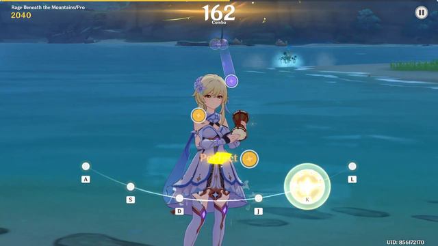 Drumalong + "Rage Beneath The Mountains" PRO Canorus 100% | Lumine | Genshin Impact смотреть онлайн