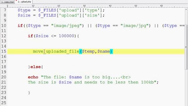 PHP Tutorial - Uploading Files to Web Server part 2 // Tips from a Self Taught Developer смотреть онлайн