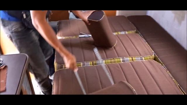 Cara Tukar Sofa Dan Meja Motorhome Jadi Katil [Rock And Roll Seat/bed]