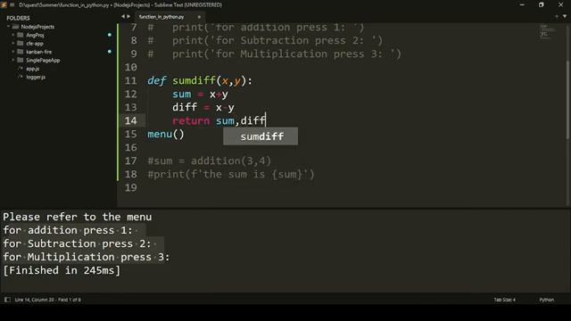 9 Function in Python | Python Programming | agrs in functions смотреть онлайн