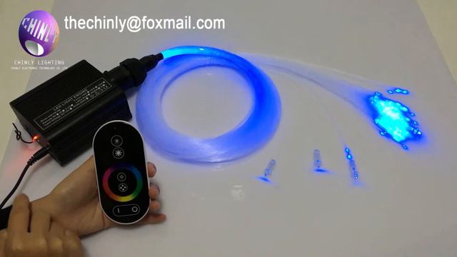 16w touch remote RGBW LED Fiber Optic Star Ceiling Light Kit+150pcs*0.75mm*2M+crystal смотреть онлайн