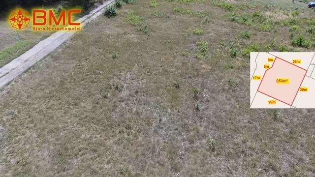Działka budowlana 853 m2 Myślina - Dobrodzień смотреть онлайн