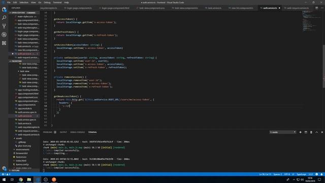 Handling Access Token Refresh on Frontend - [12] Build a Task Manager w/ Angular, NodeJS and MongoD смотреть онлайн